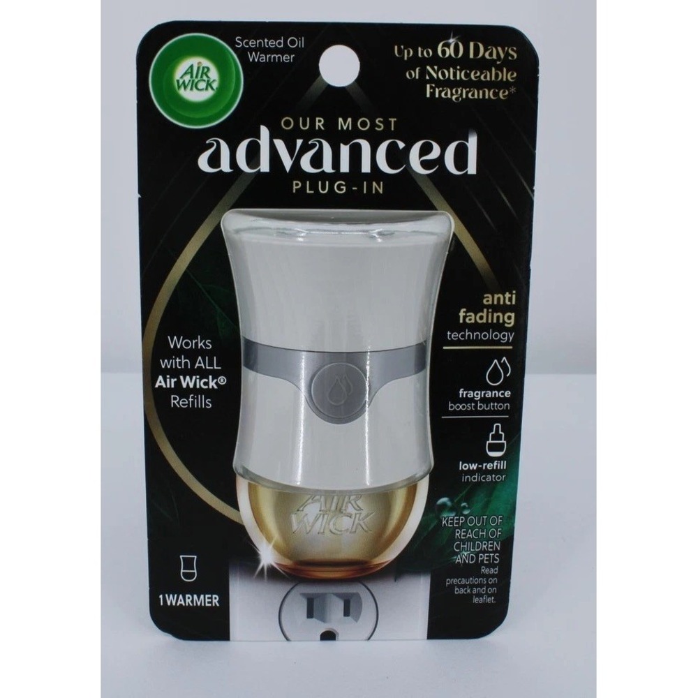 Air Wick Advanced Plug-In Scented Oil Warmer 1 White Diffuser Wall Plug New
